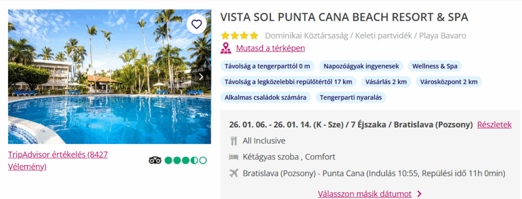 Vista Sol Punta Cana - Pozsonyi